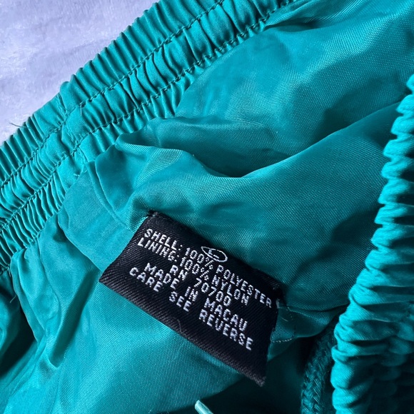 L Casual Isle Track Suit Nylon Aztec Motif Purple Teal Large Lined Vintage Retro - Picture 9 of 15